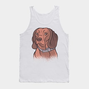 Wise Old Dachshund Dog Tank Top